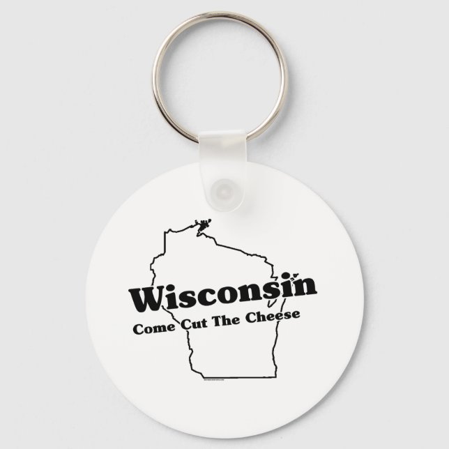 Chaveiro Slogan do Estado de Wisconsin (Frente)
