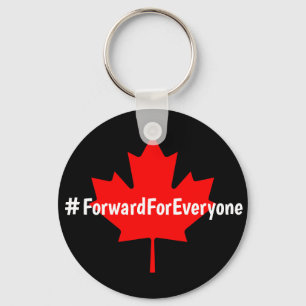 Chaveiro Slogan do Partido Liberal do Canadá #ForwardForAll