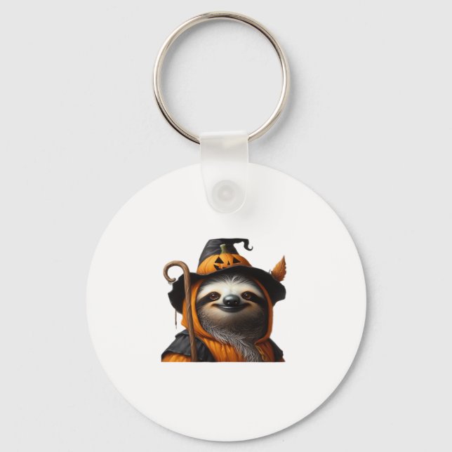 Chaveiro Sloth Halloween Classic T-Shirt (Frente)