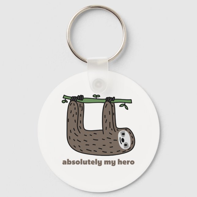 Chaveiro Sloth the Hero (Frente)