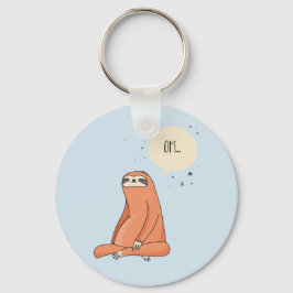 Chaveiro Sloth Yoga Funny Sloth Lover