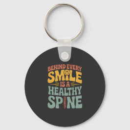 Chaveiro Smile Healthy Spine Chiropractor Cote Design