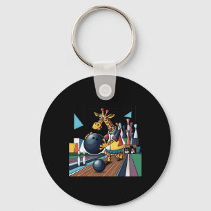 Chaveiro Smilefuntees Engraçado Girafa Boliche de Esporte