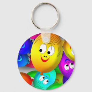 Chaveiro Smiley Balloons