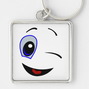 CHAVEIRO SMILEY FACE DE INVERNO