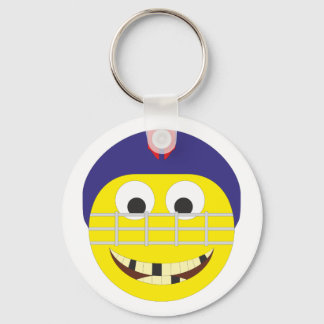 Chaveiro Smilie Eishockeyspieler jogador de hóquei no gelo