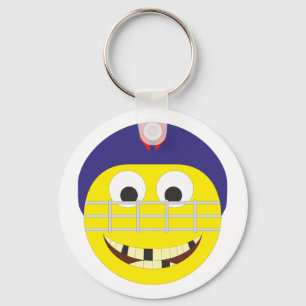 Chaveiro Smilie jogador de hoquei sobre gelo hockey ice