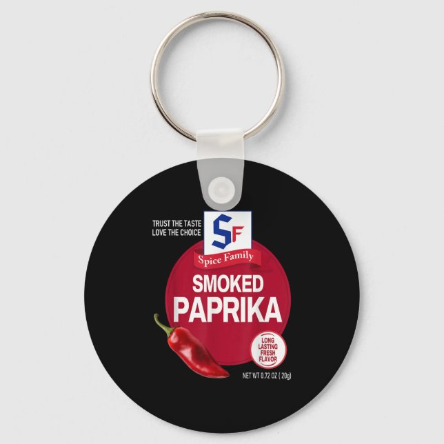Chaveiro Smoked Paprika Halloween Spice Costume Group Match (Frente)
