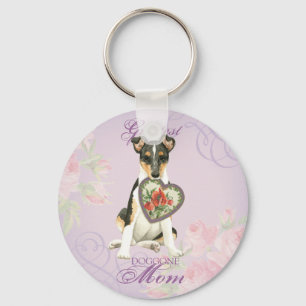 Chaveiro Smooth Collie Heart Mãe