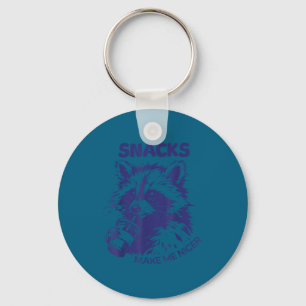 Chaveiro Snacks Me Tornam Um Bom Mapache Animal Sarcástico 