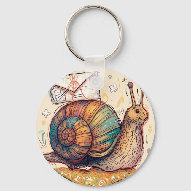 Chaveiro Snail Mail Keychain (Frente)