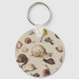 Chaveiro Snail Slug Garden Pet Gastropod Botanical Snails