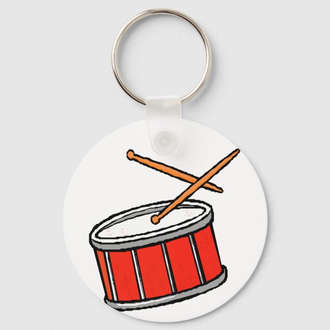 Chaveiro Snare Drum Red (Frente)