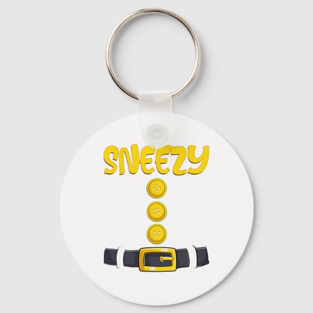 Chaveiro Sneezy Halloween Dwarf Cox. (Frente)