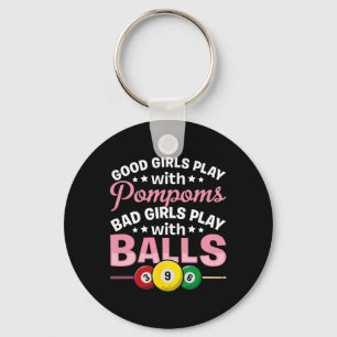 Chaveiro Snooker D Girls Brincam Com Jogadores De Piscina R