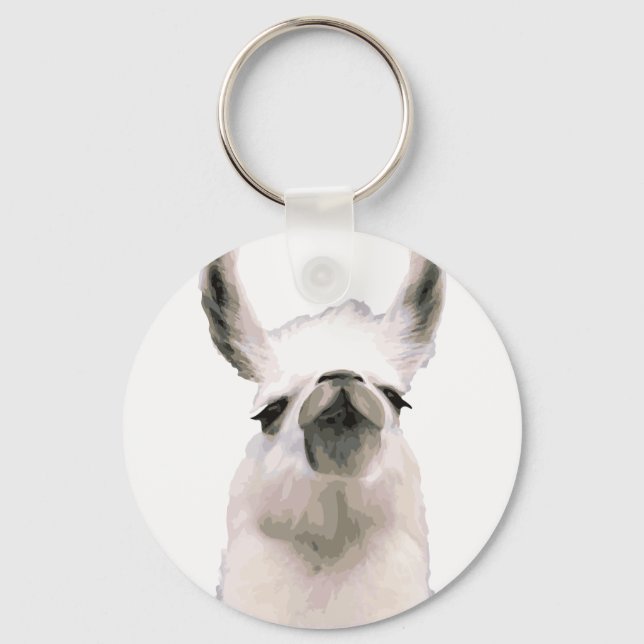 Chaveiro Snooty Snobby Llama personalizado (Frente)