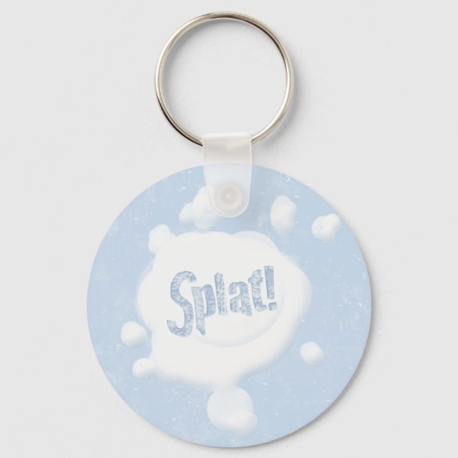 Chaveiro Snowball Splat! Teclado (Frente)