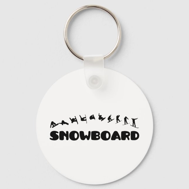 Chaveiro Snowboard (Frente)