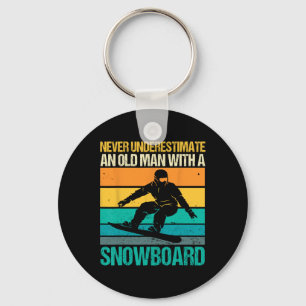 Chaveiro Snowboard Avô Snowboard Inverno Esporte Snowb