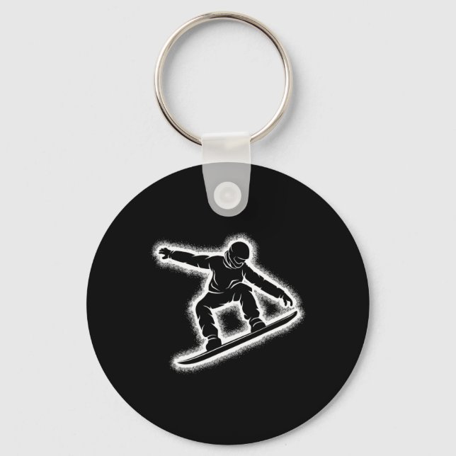 Chaveiro Snowboard Boys Kids Mens 1 (Frente)