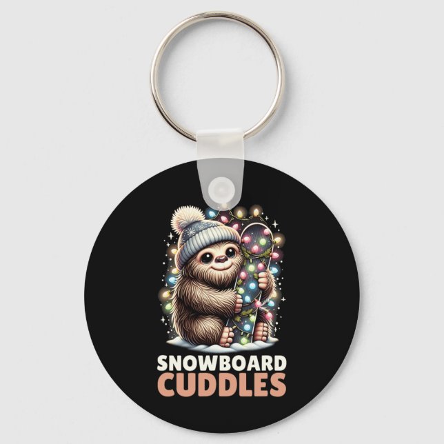 Chaveiro Snowboard Cudles Christmas Lit Bigfoot Snowboardi (Frente)