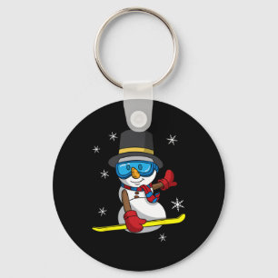 Chaveiro Snowboard de Natal Snowman Snowboarder Snowboa