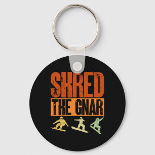Chaveiro Snowboard Destruiu O Gnar Ski Winter Mountain Gift
