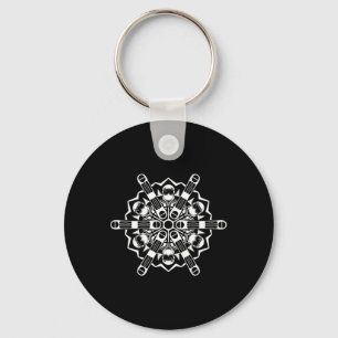 Chaveiro Snowboard flake Winter Sports Mountain Half-pi