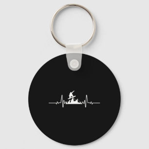 Chaveiro Snowboard Heartbeat Snowboarder Frequency Pulse Sp