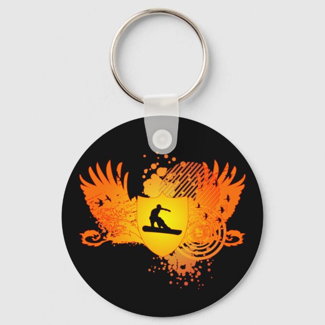 Chaveiro snowboard. hi-fi. v.2 (Frente)