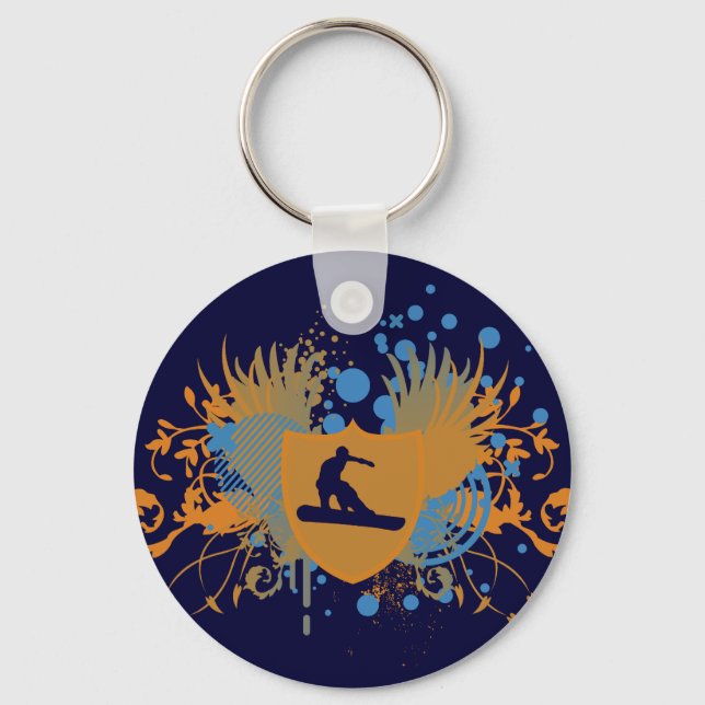 Chaveiro snowboard. hi-fi. v.3 (Frente)