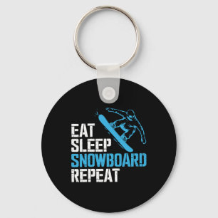 Chaveiro Snowboard Lover Humor Design Funny Snowboarder