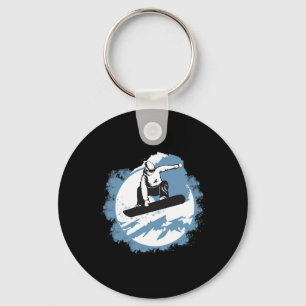 Chaveiro Snowboard Mountain Wintersport Ski
