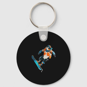 Chaveiro Snowboard Penguin Winter Sports Fund