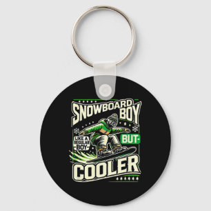 Chaveiro Snowboard Shirt Boys Snowboarder Snowboard Love