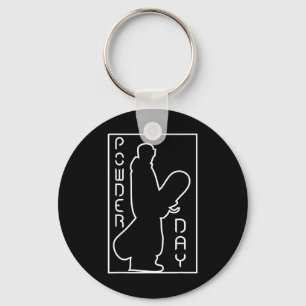 Chaveiro Snowboard Ski Winter Sports Snow Day Logo