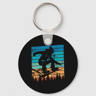 Chaveiro Snowboard Snowboard Vintage Retro Mountain