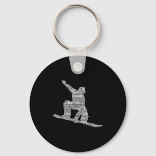Chaveiro Snowboard Snowboarder Snowboarding