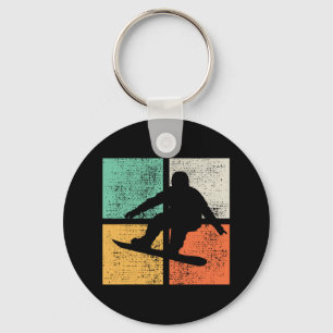 Chaveiro Snowboard T Shirt Vintage Snowboarder Tea
