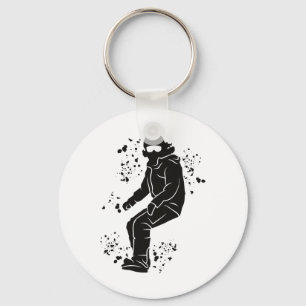Chaveiro Snowboarder Colorful Snowboard 47