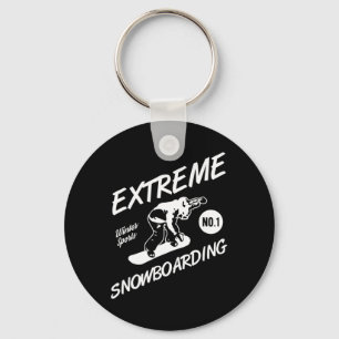 Chaveiro Snowboarder Extreme Snowboard Winter Sports Sno