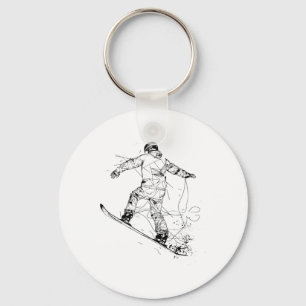 Chaveiro Snowboarder Graphic Alpino