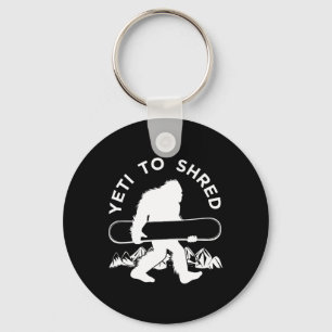 Chaveiro Snowboarder Yeti T Shirt