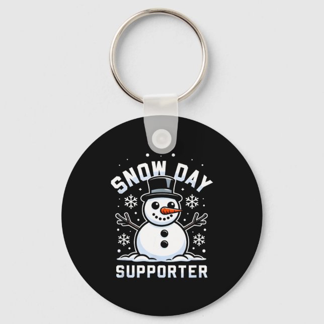 Chaveiro Snowday Suprter Fun Winter Days For Kids And Adult (Frente)