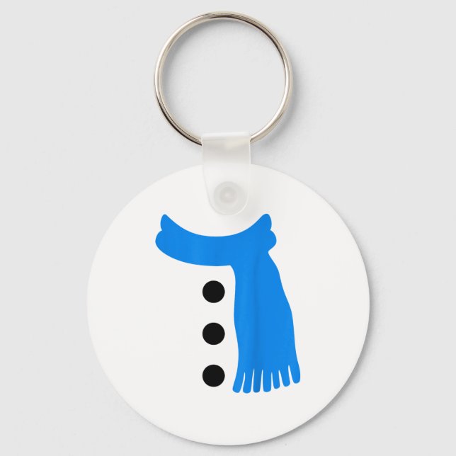 Chaveiro Snowflake Snowman Costumes Christmas Family Matchi (Frente)