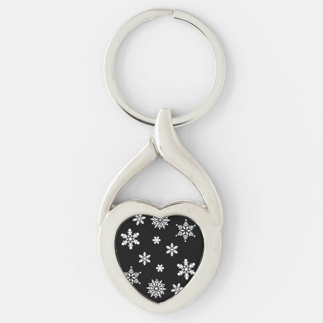 CHAVEIRO SNOWFLAKES DO INVERNO (Frente)