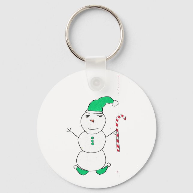 Chaveiro Snowman Christmas (Frente)