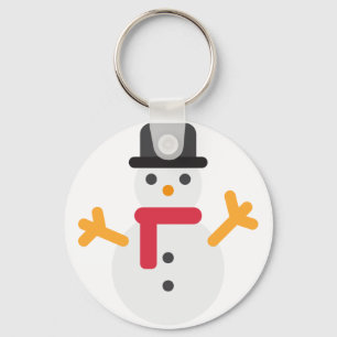 Chaveiro snowman emoji de natal