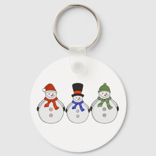 Chaveiro Snowmen Winter veio