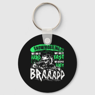 Chaveiro Snowmobiling Duro Rápido Braap Sujo Snowmobile